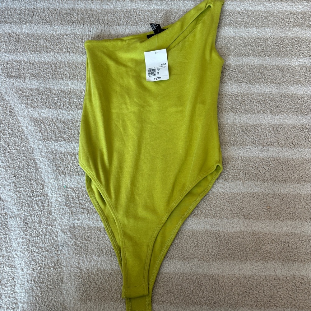 Forever 21 Vibrant Green Knit Top
